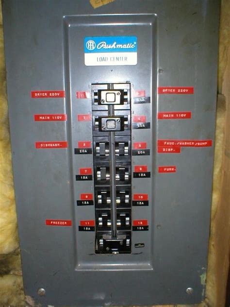 pushmatic electric center breaker box|replacing pushmatic circuit breakers.